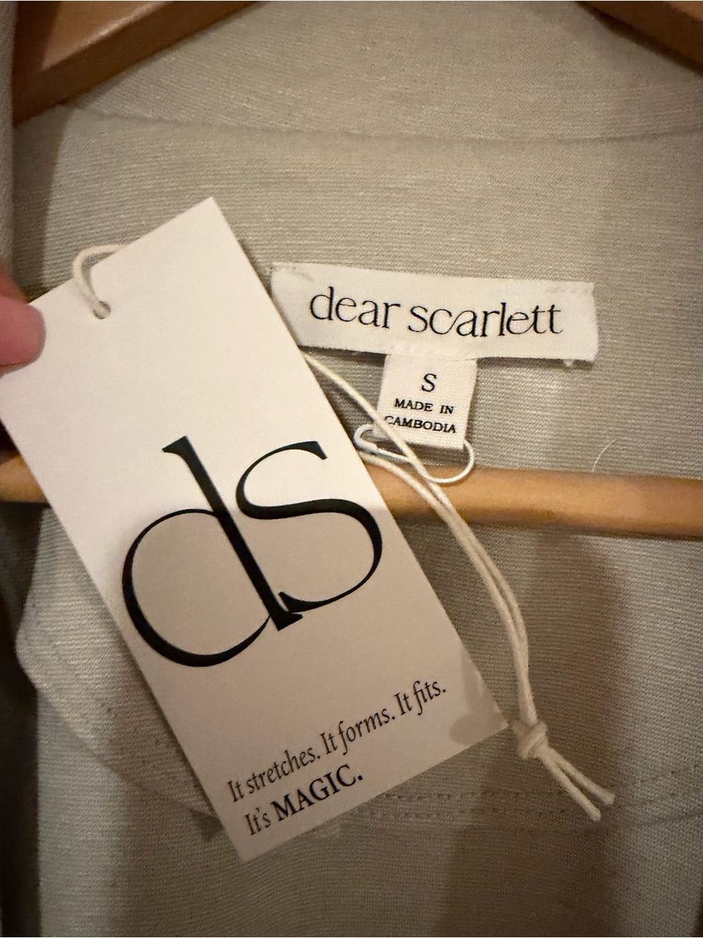 NWT Dear Scarlett “It’s Magic” Pearl Gray Ponte Blazer & Skinny Pants S,M,L - Picture 4 of 9